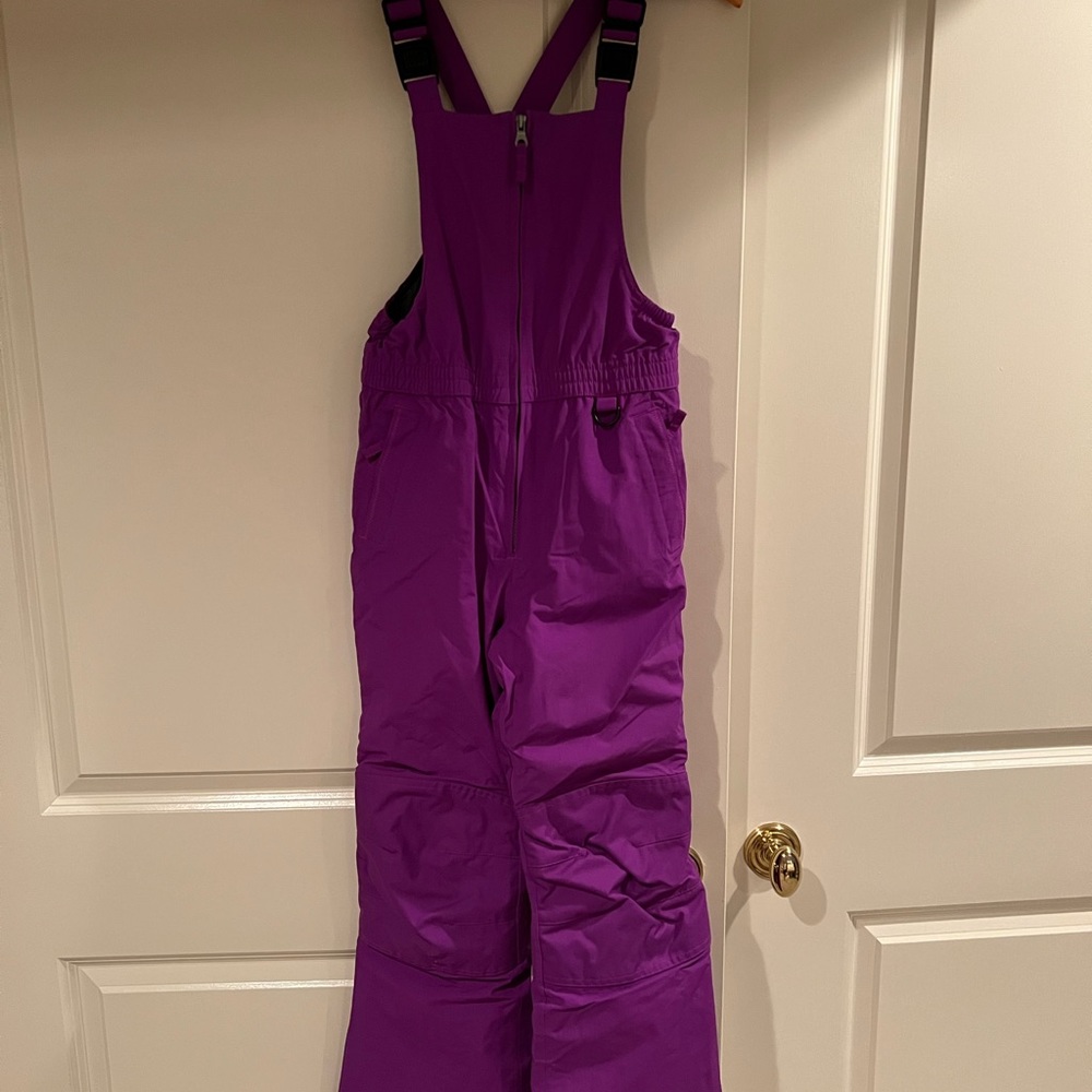 Girls land end snow bib pants